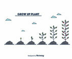 Grow Up Plant Vector