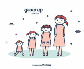 Free Grow Up Vector Background
