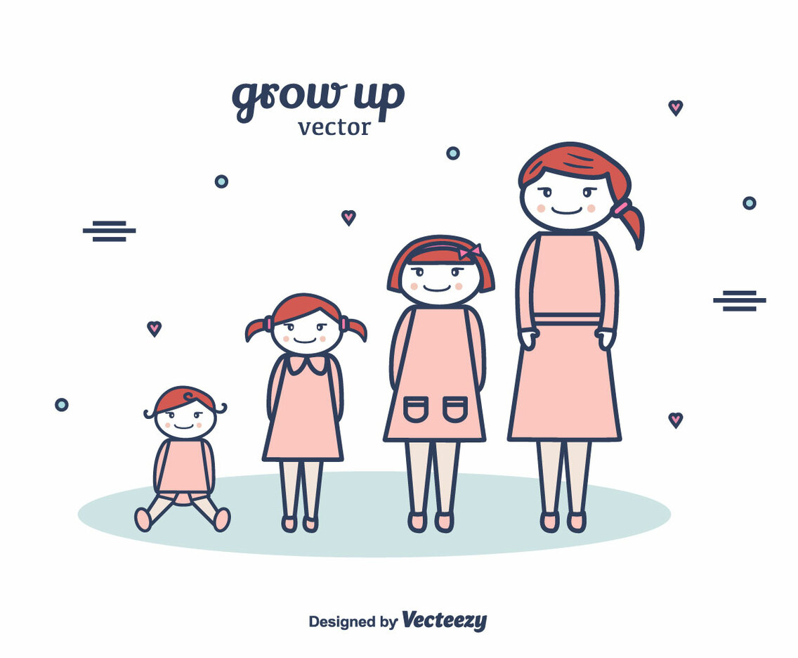Free Grow Up Vector Background