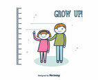Grow Up Vector Background