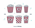 Popcorn Box Vector
