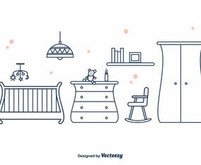Baby Room Vector