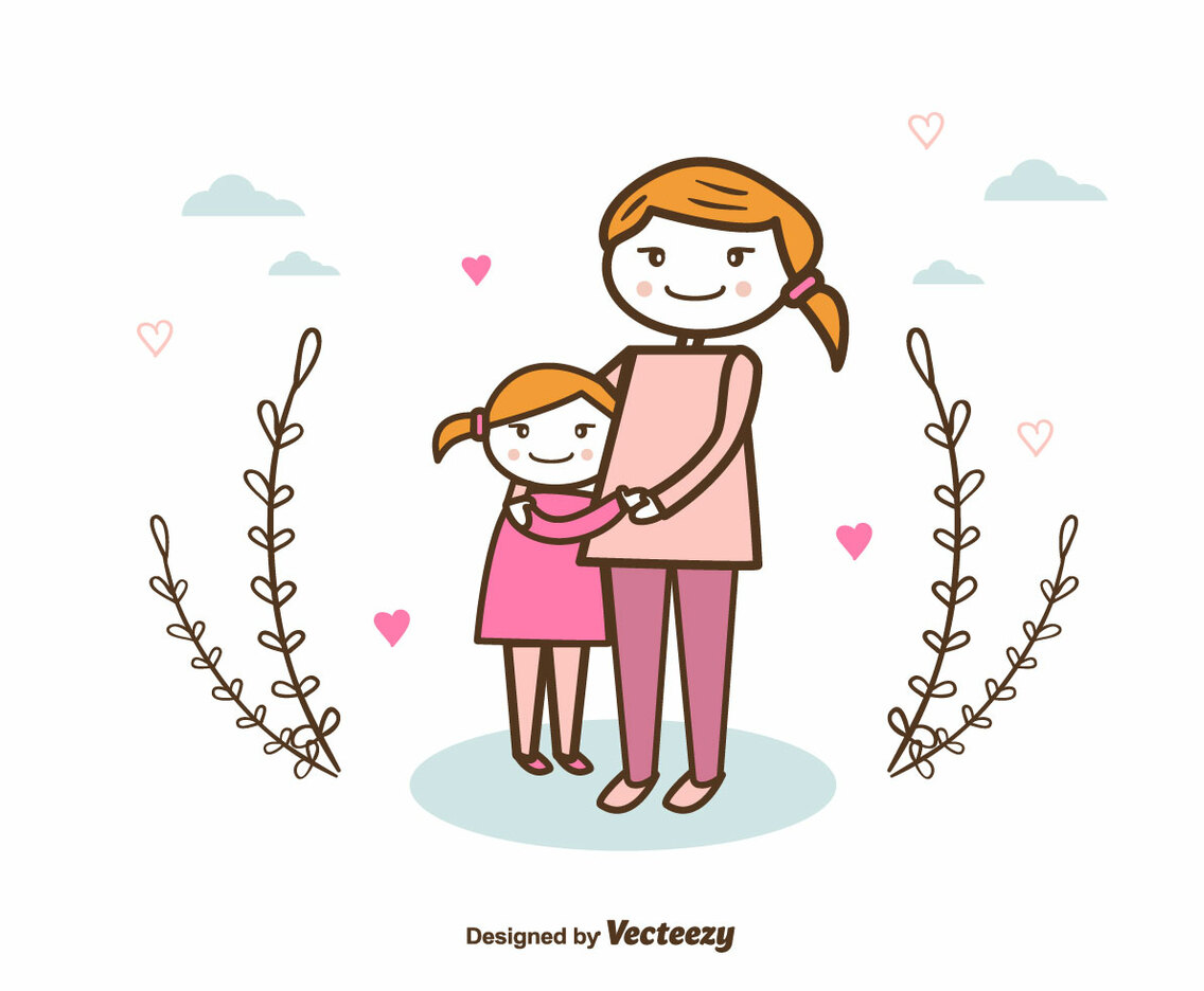 Mom And Child Background