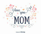 Mom Vector Background