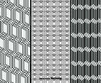 Monochrome Vector Patterns Set