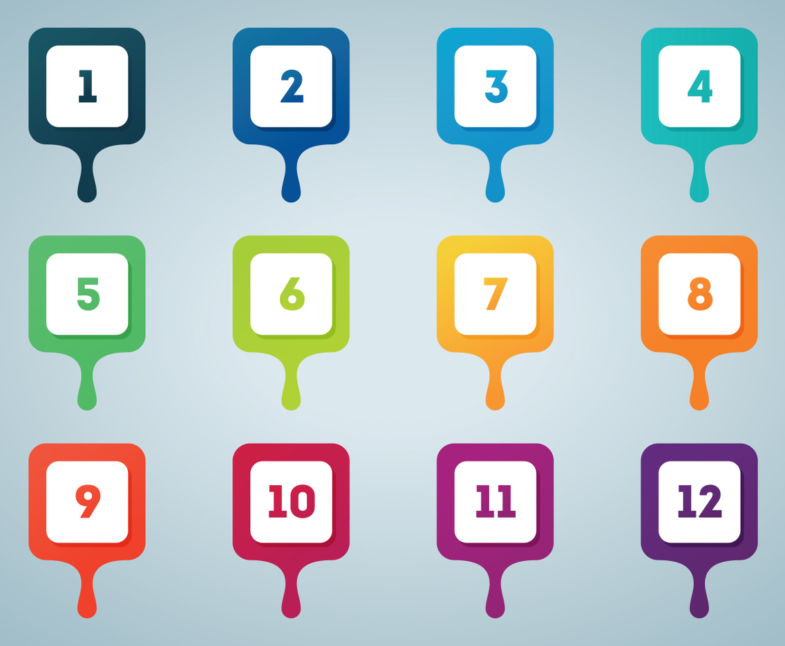 Free Bullet Points Vector