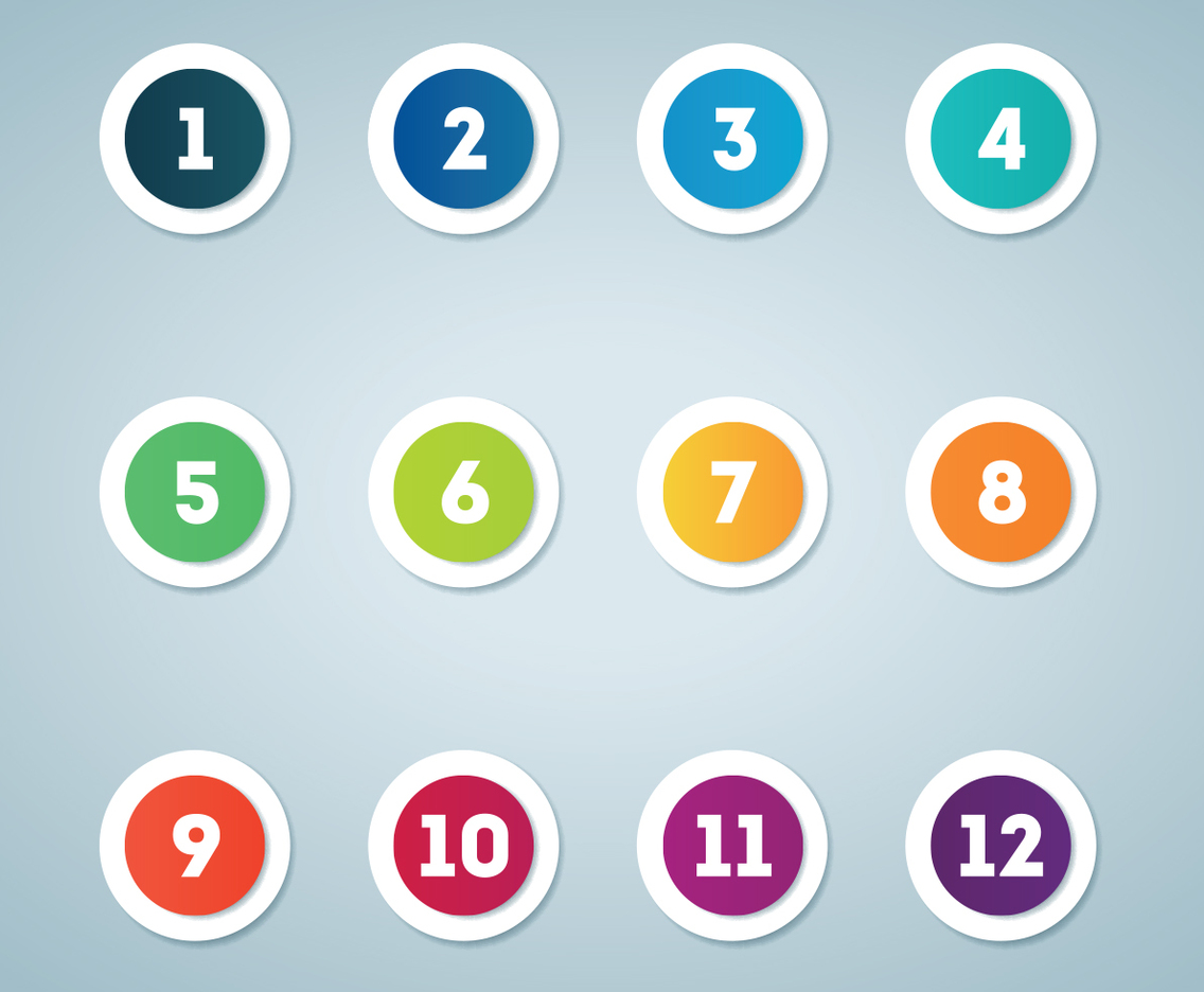 Free Bullet Points Vector