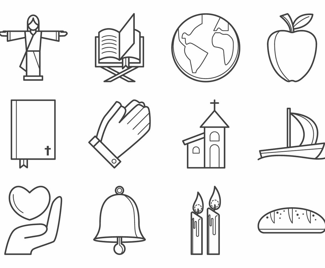 Free Christian Religion Icon Vector