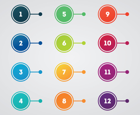 Free Bullet Points Vector