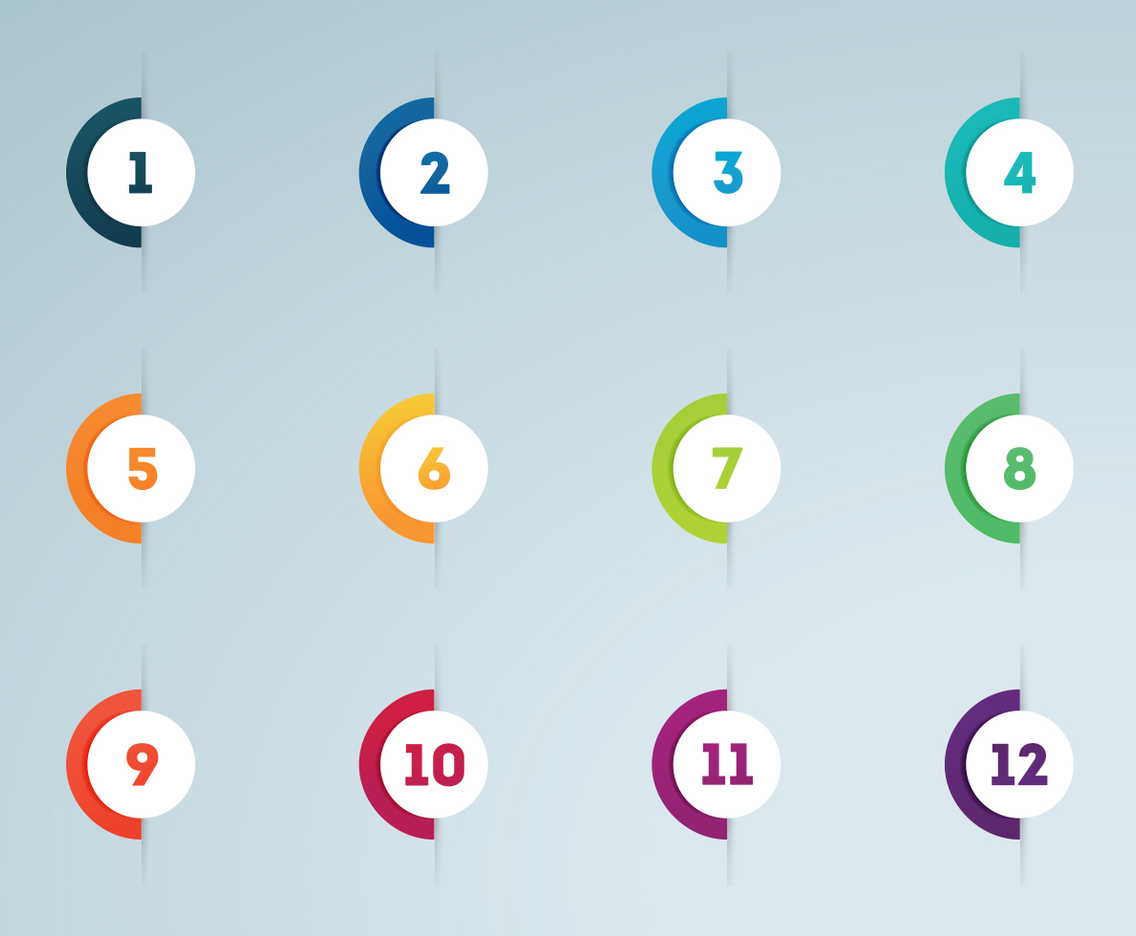 Free Bullet Points Vector