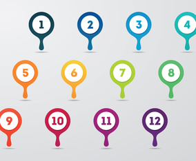 Free Bullet Points Vector