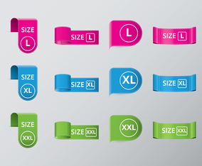 Free Plus Size Tag Vectors
