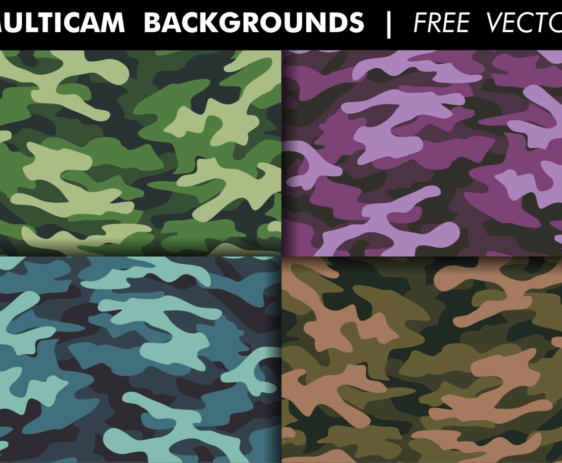 Multicam Backgrounds Free Vector