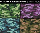 Multicam Backgrounds Free Vector