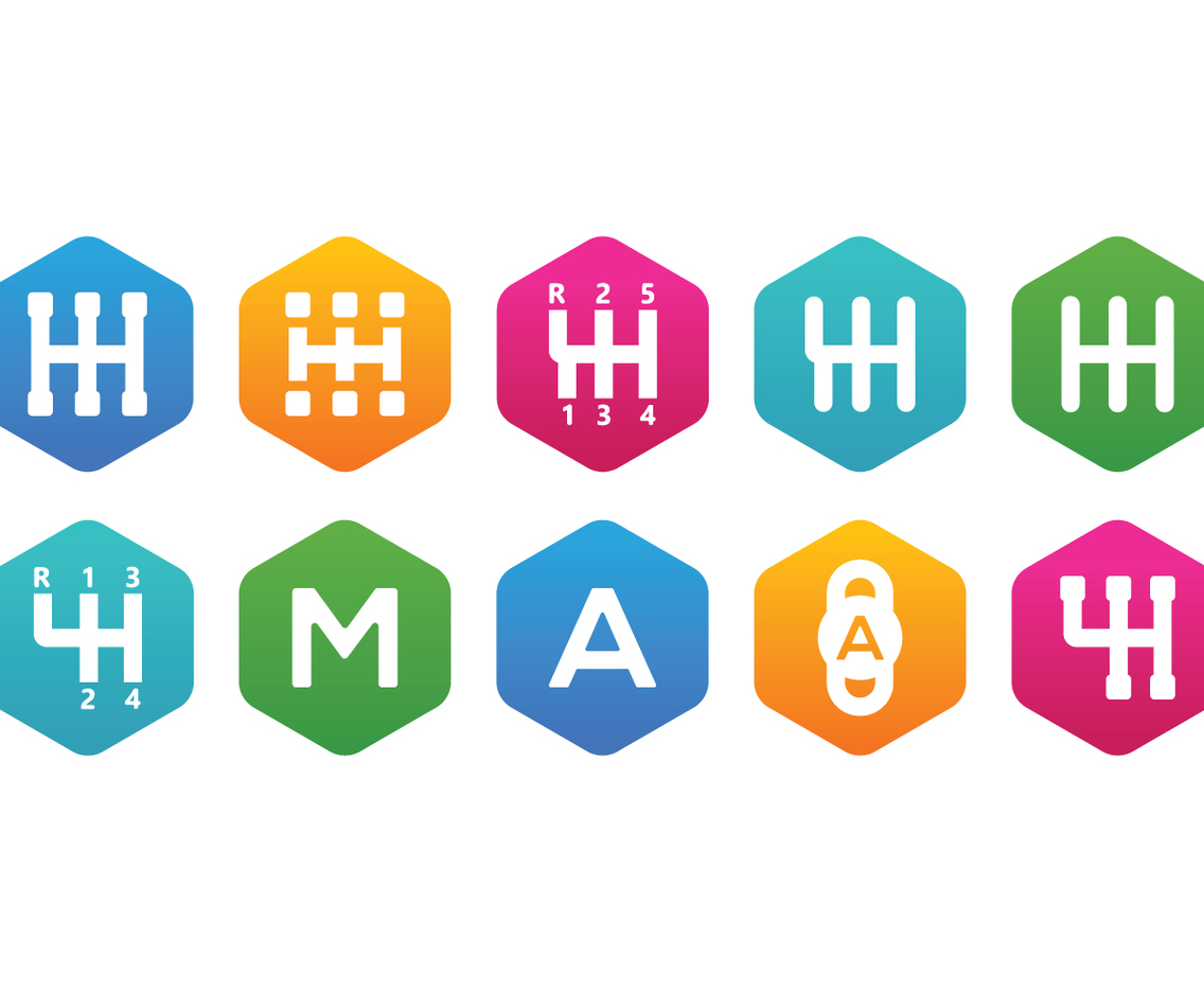 Free Flat Gearbox Vector