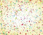 Free Vector Aniversario Background With Streamer And Confetti