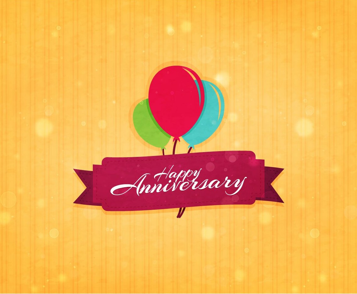 Free Vector Aniversario Background