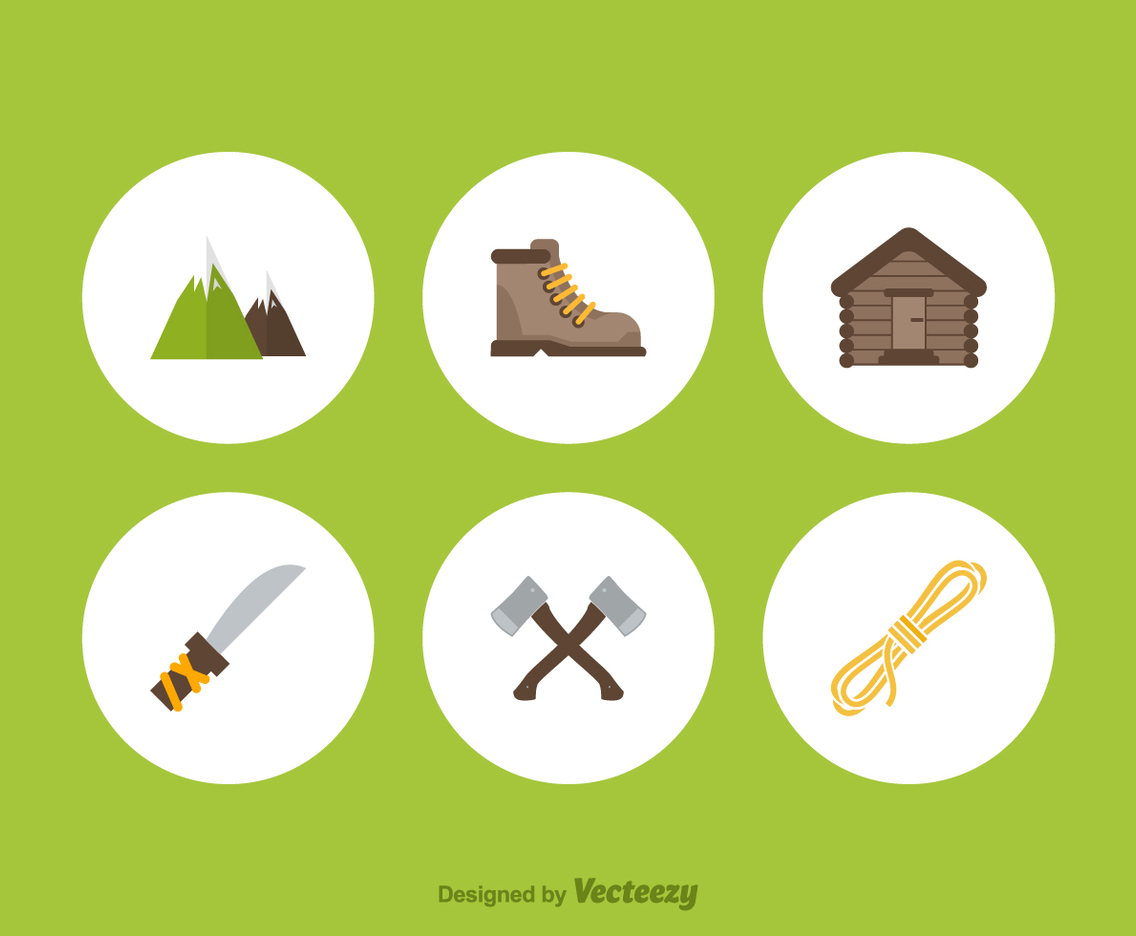 Free Mountaineer Vector Icons