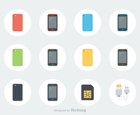 Free Smartphone Vector Icons