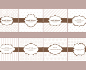 Free Elegant Wedding Cards Pattern Designs