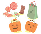 Trick or Treat Vector Set
