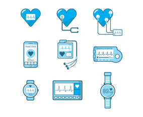 Free Heart Monitor Vector