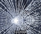 Broken Glass Vector Illustration