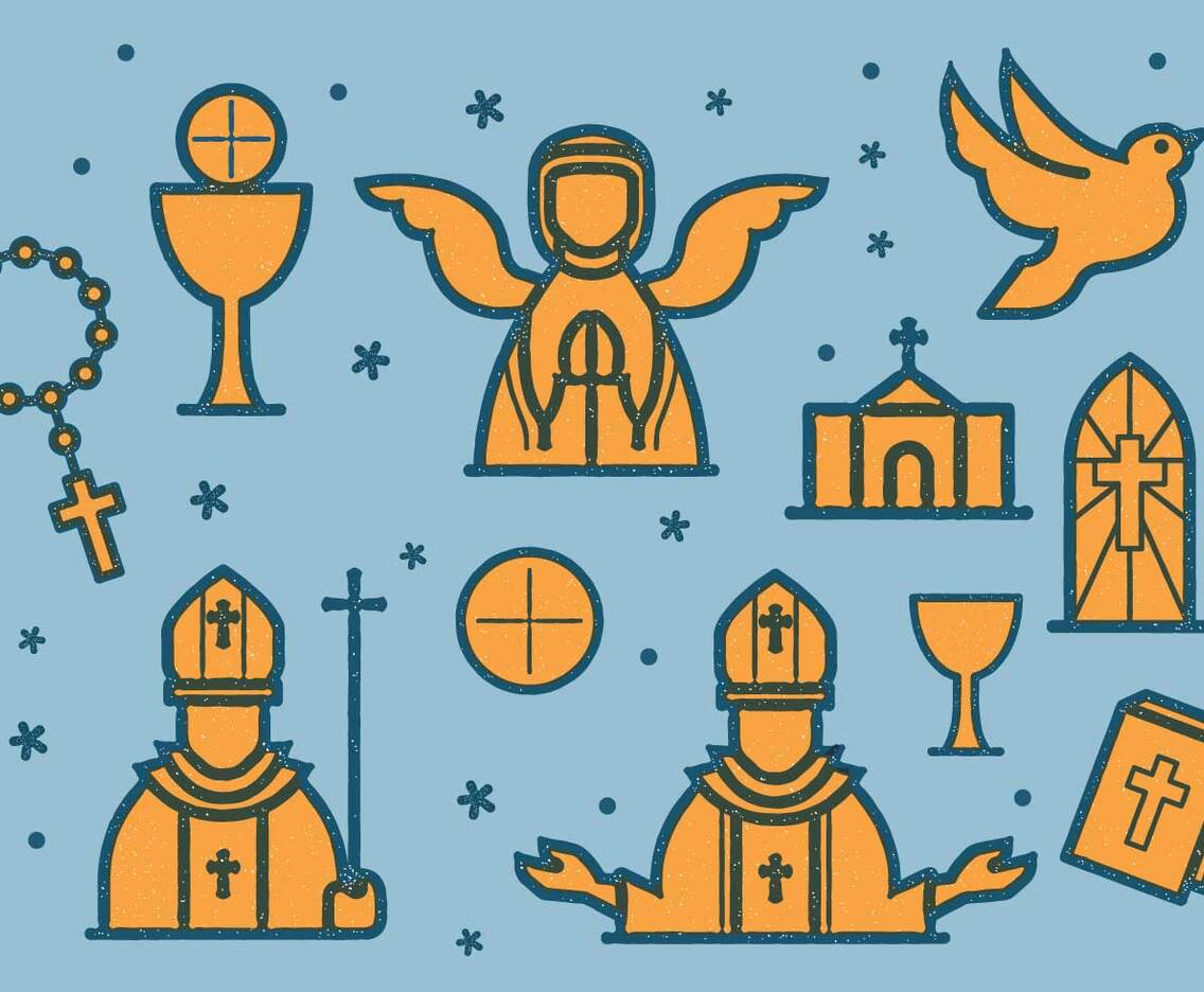 Eucharist Vintage Icon