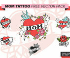 Mom Tattoo Free Vector Pack