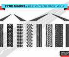 Tire Marks Free Vector Pack Vol. 4