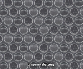 Gray Bubble Wrap Background Vector