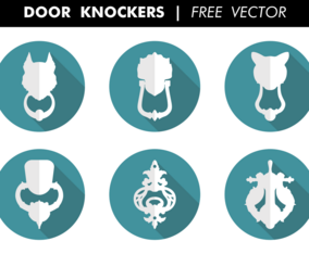 Door Knockers Free Vector