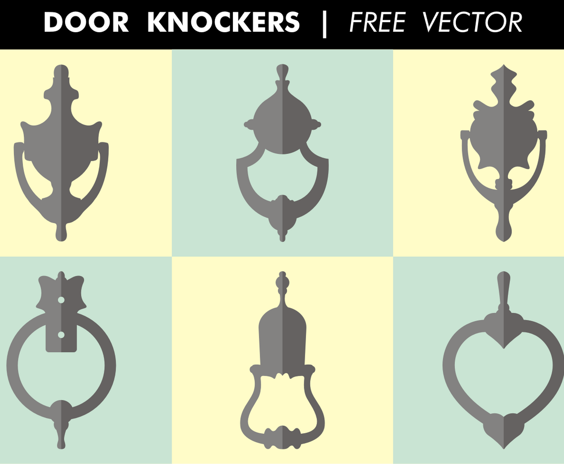 Door Knockers Free Vector