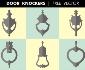 Door Knockers Free Vector
