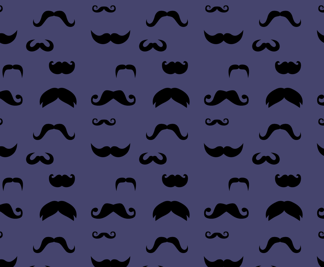 Free Mustache Pattern Vector