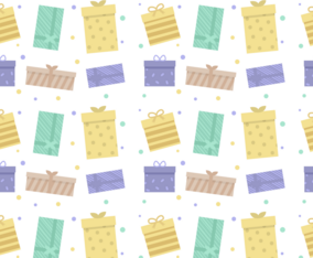 Free Gift Pattern Vector