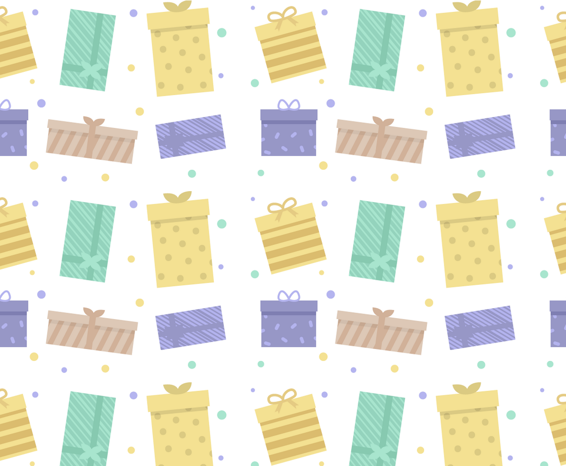 Free Gift Pattern Vector