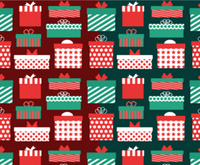 Free Gift Pattern Vector