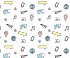 Free Social Media Pattern Vector