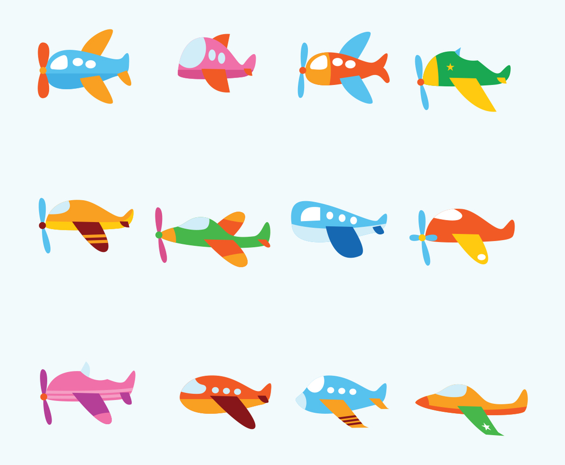 Free Fun Avion Vector