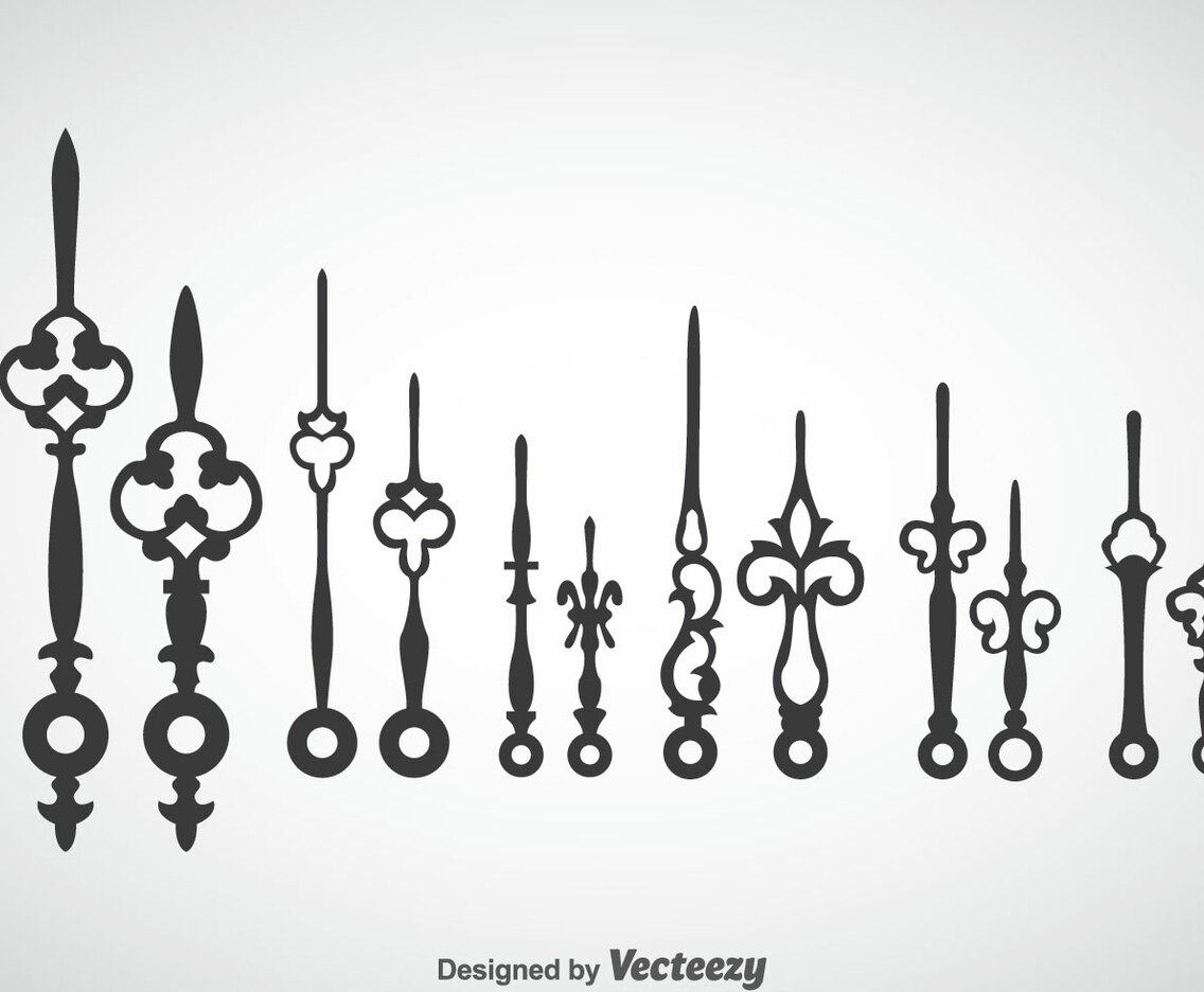 Clock Hands Vector