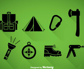 Mountaineer Black Icons