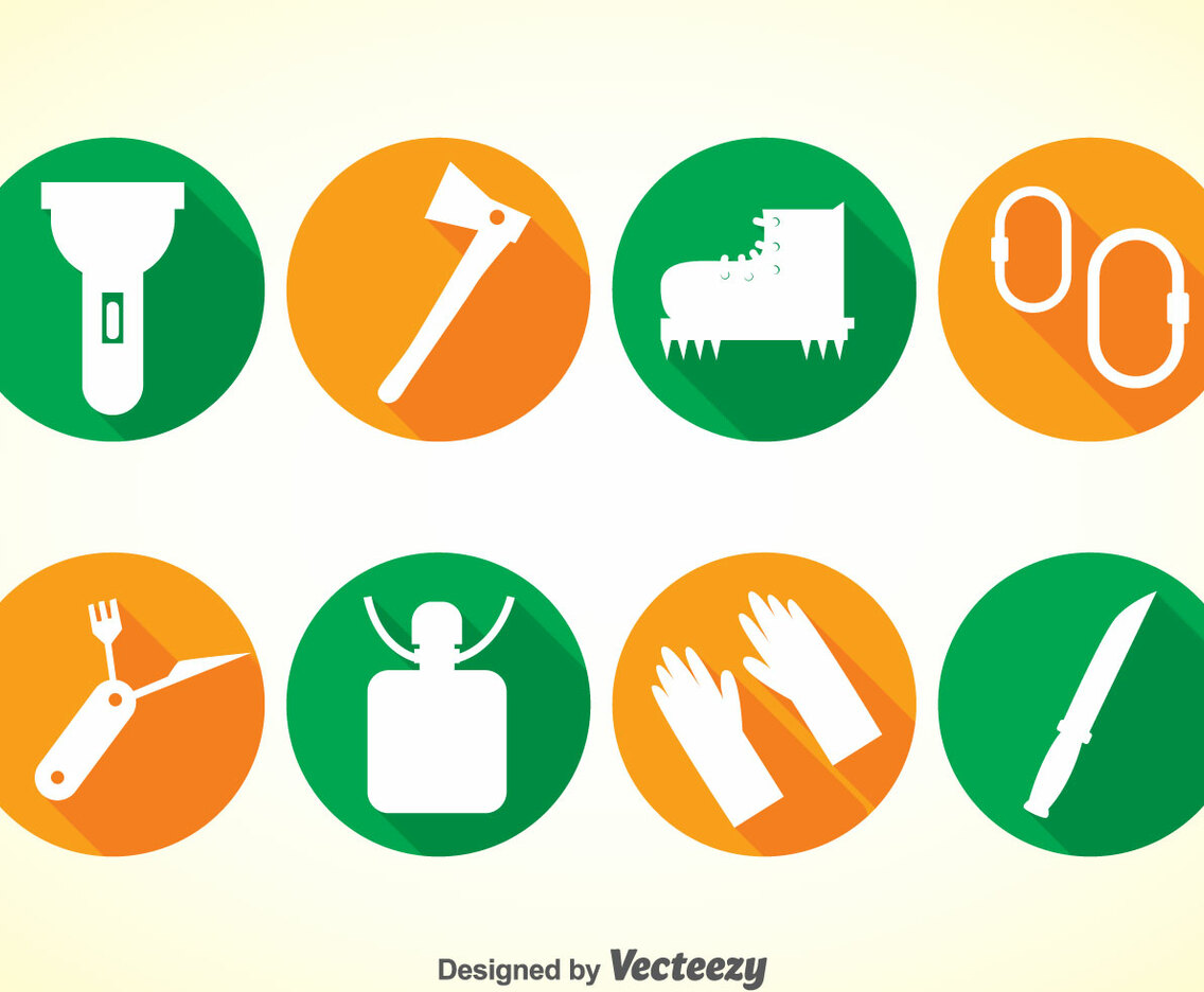 Mountaineer Long Shadow Icons