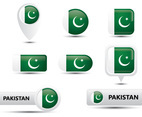 Pakistan Glossy Button