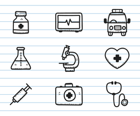 Medical Icon Doodle