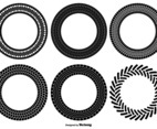 Round Tire Track Shapes