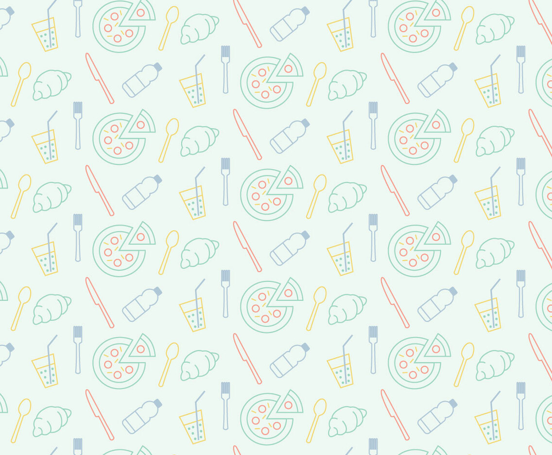 Food Icon Pattern