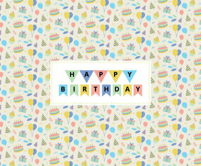 Birthday Icons Pattern
