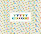 Birthday Icons Pattern