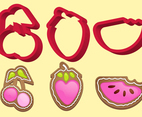 Cookie Cutter Fruit Vector Set B